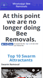 Mobile Screenshot of bee-removals.com