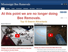 Tablet Screenshot of bee-removals.com